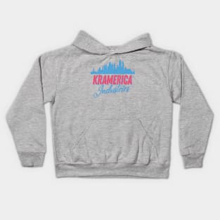 Kramerica Industries - Faded 90s Style Logo Design Kids Hoodie